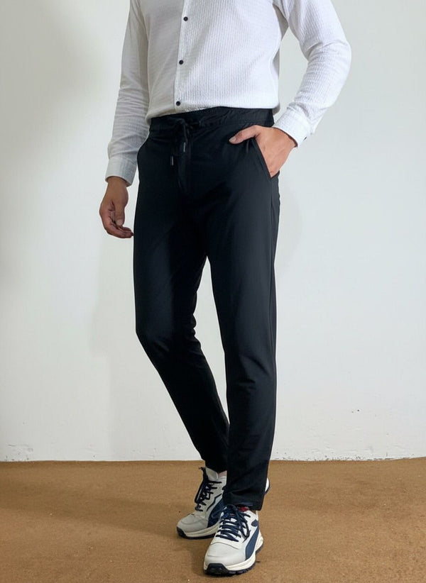 Premium Stretch Trousers | China Import (BLACK)